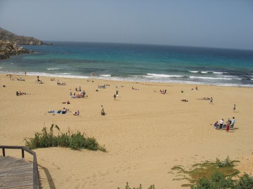Beach day in Malta