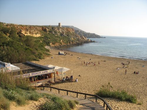 Beach day in Malta