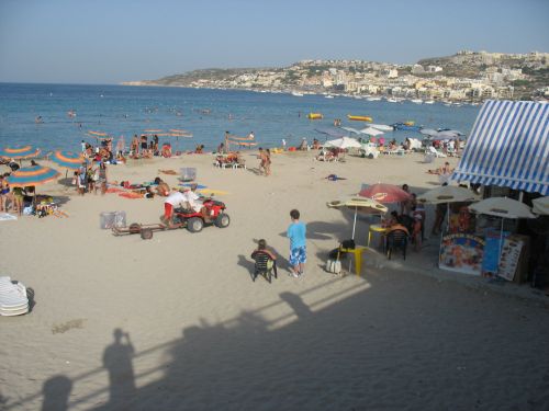 Beach day in Malta