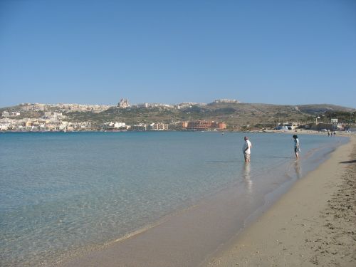 Beach day in Malta
